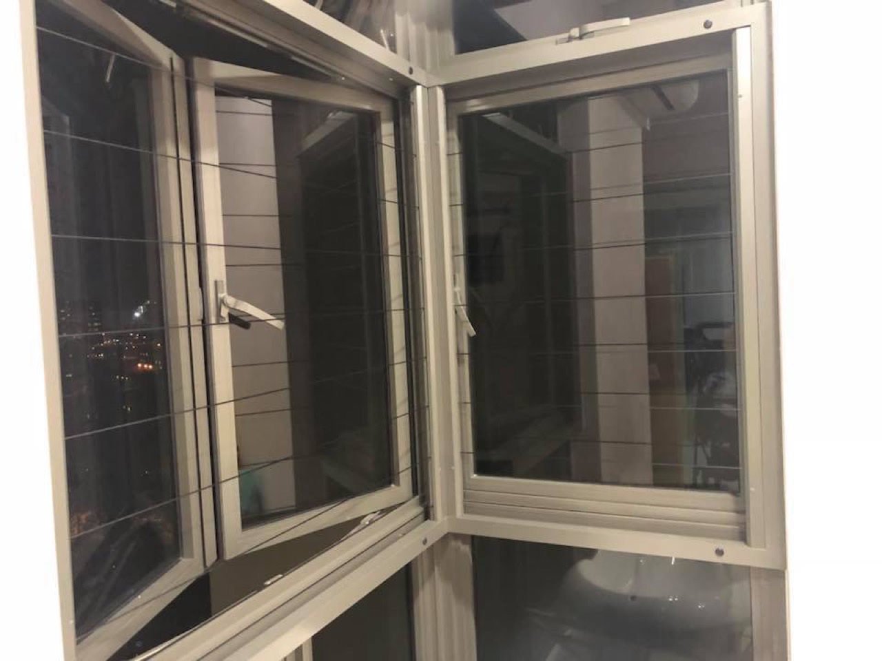 Window · Fixed Frame invisible grille installation in Singapore