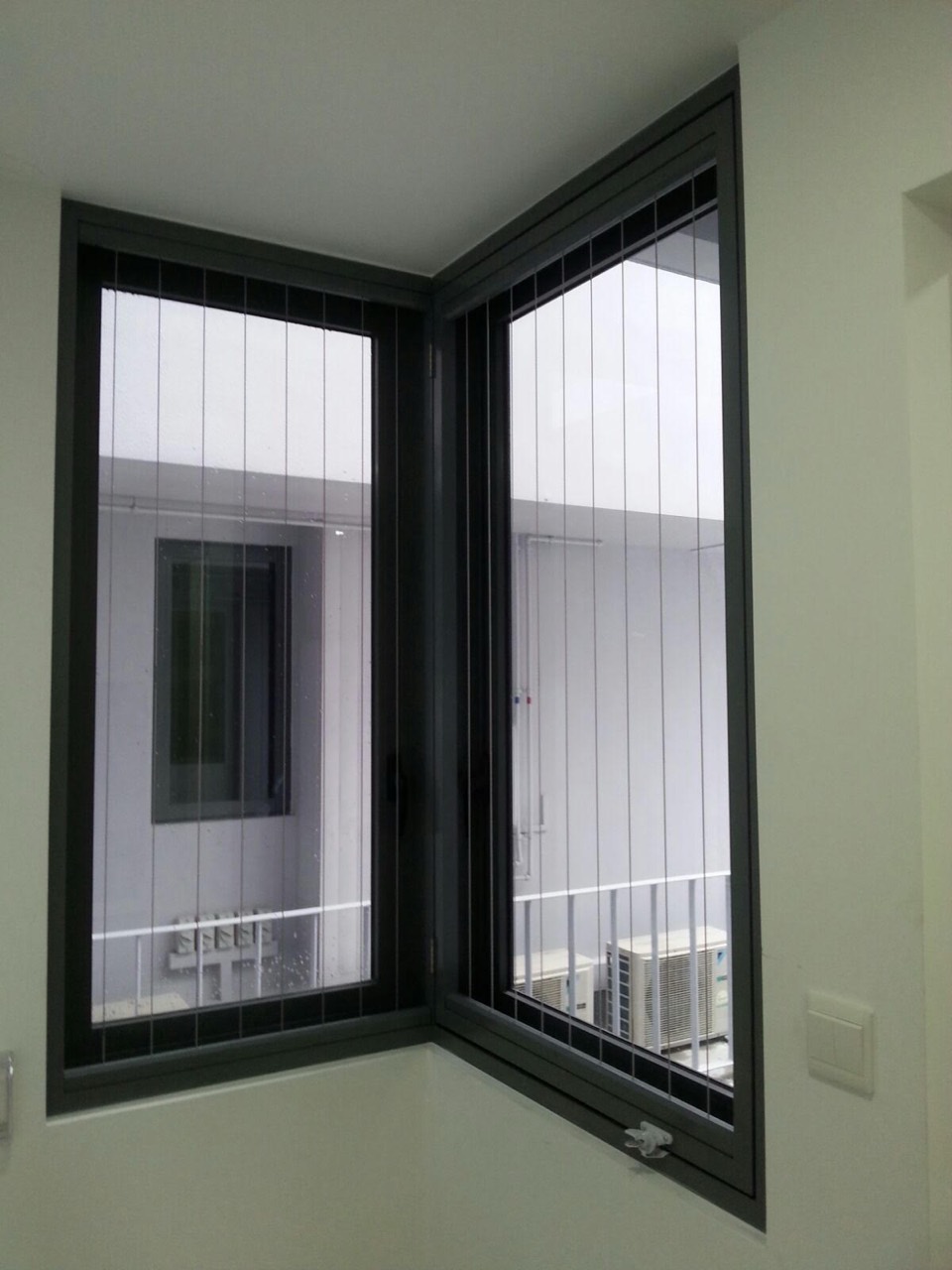 Casement · Window invisible grille installation in Singapore