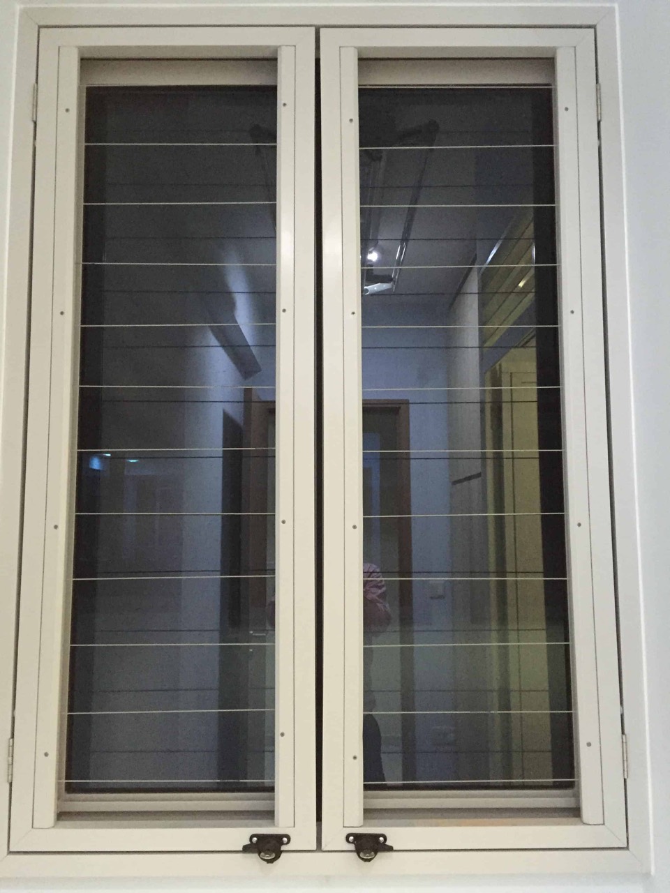 Casement · Window invisible grille installation in Singapore