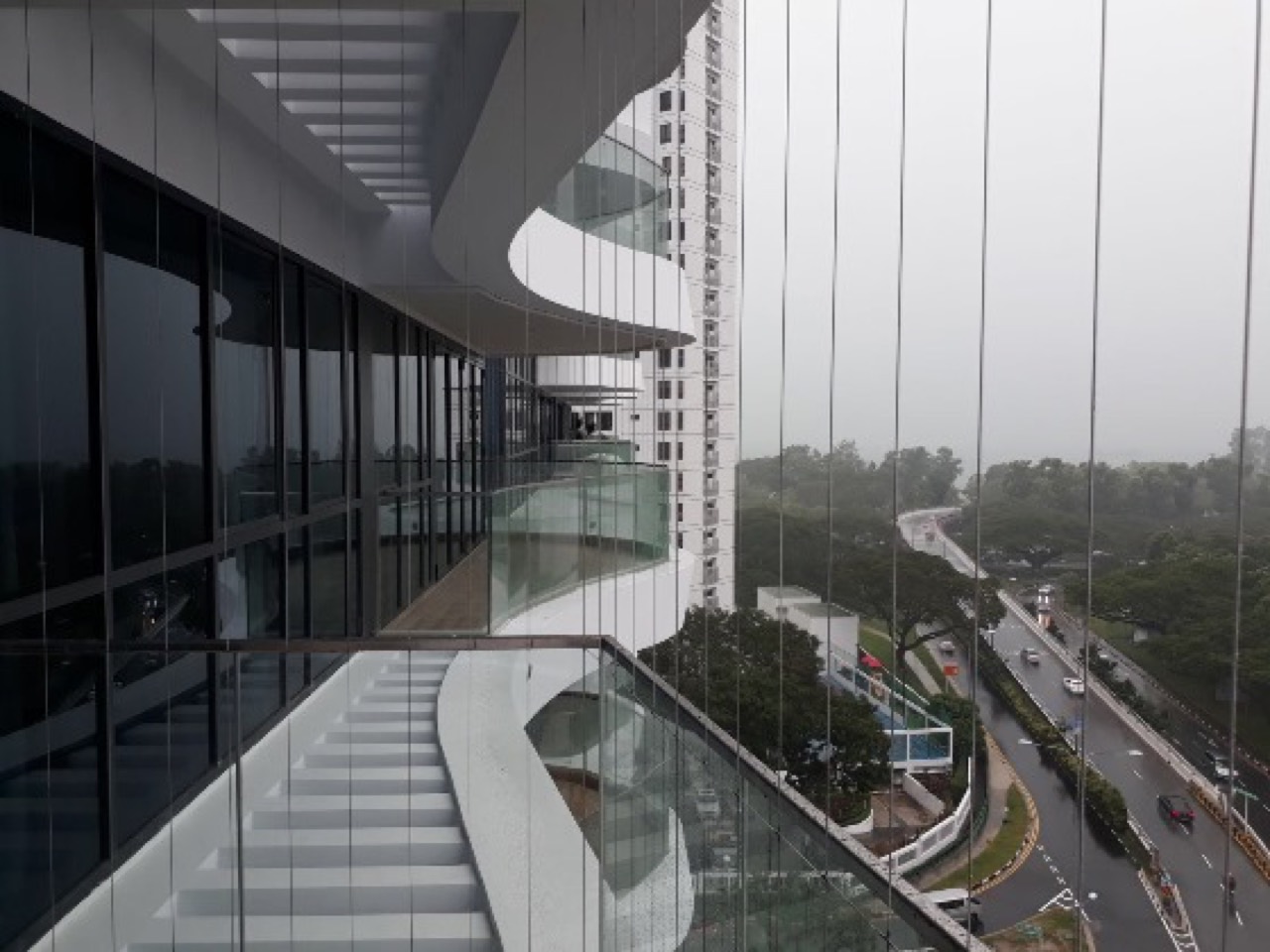 Balcony · Invisible Grille invisible grille installation in Singapore