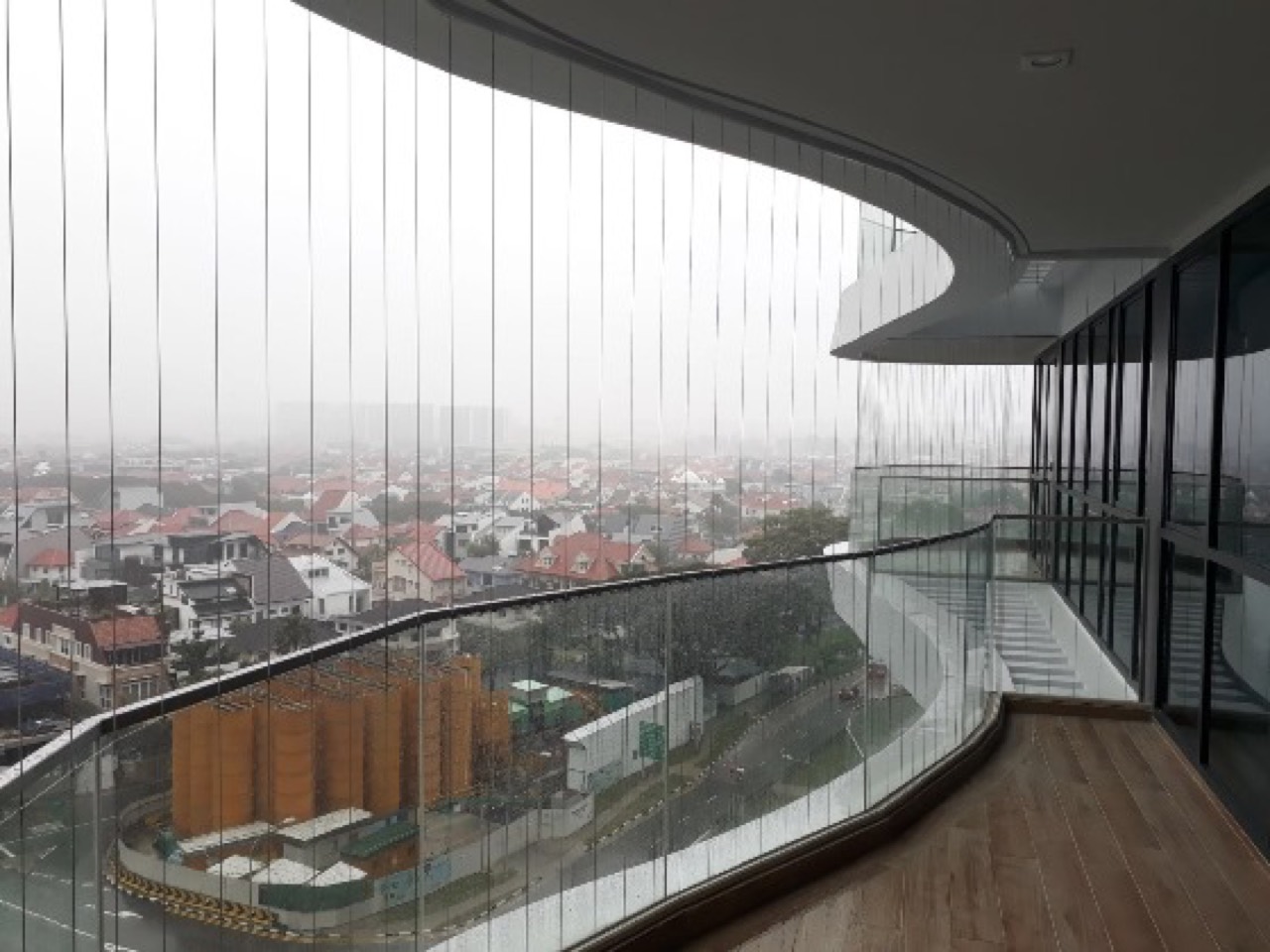 Balcony · Invisible Grille invisible grille installation in Singapore