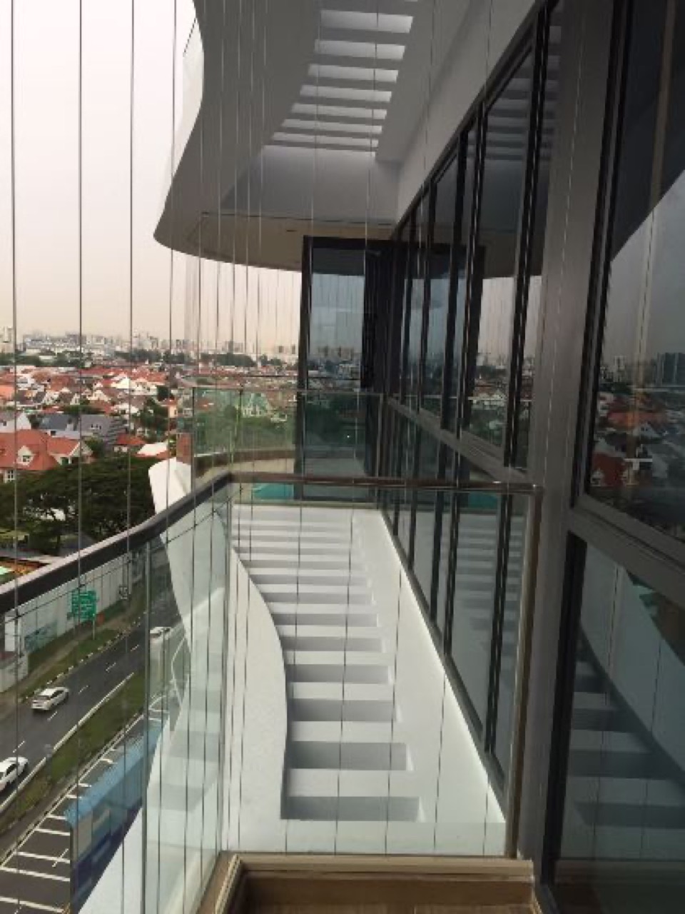 Balcony · Invisible Grille invisible grille installation in Singapore